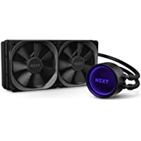 NZXT Kraken X53 240 mm - RL-KRX53-01 - Refrigerador líquido de CPU AIO RGB - Diseño de espejo giratorio infinito…